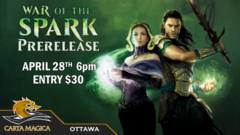 War of the Spark Sealed Prerelease - April 28th 6pm
